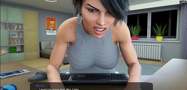 8-Milfy City - v0.6e - Part 8 - Giving orders to Celia via Skype (dubbing)